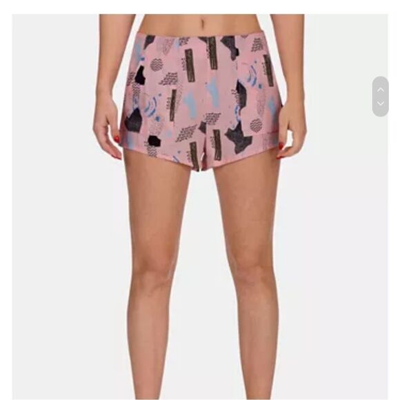 HURLEY Free Set Print Pink Shorts Small - Picture 1 of 4